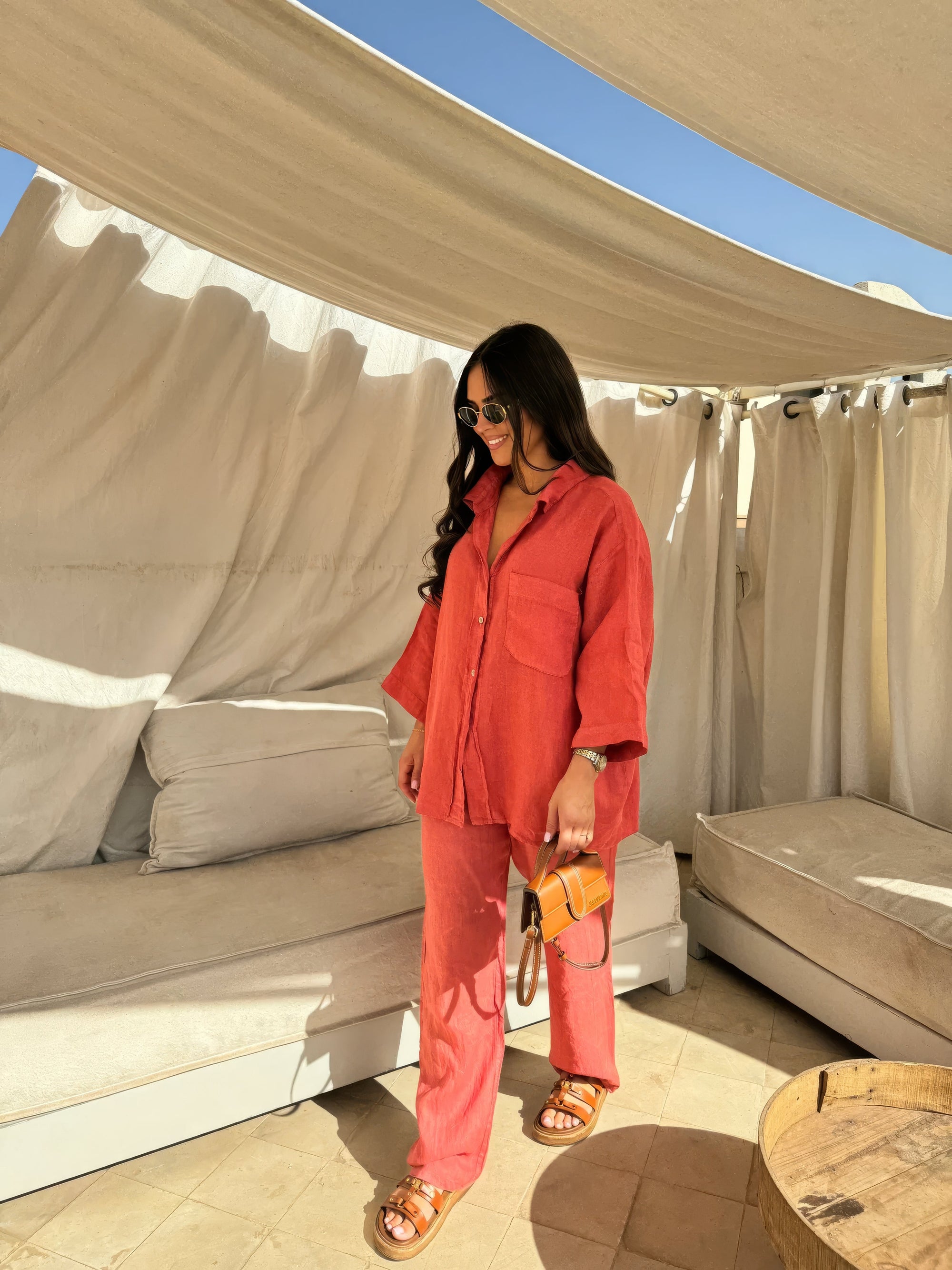 Lina's - Linen lounge set