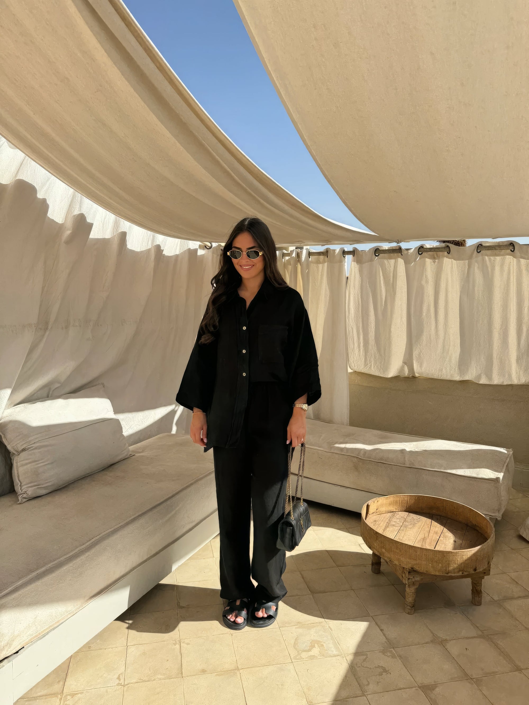 Lina's - Linen lounge set